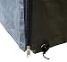 QUICK STAR Gitterbox Abdeckung 125x85x87cm Grau PE Gewebefolie Schutzhülle Abdeckplane Staubschutz Versandtasche