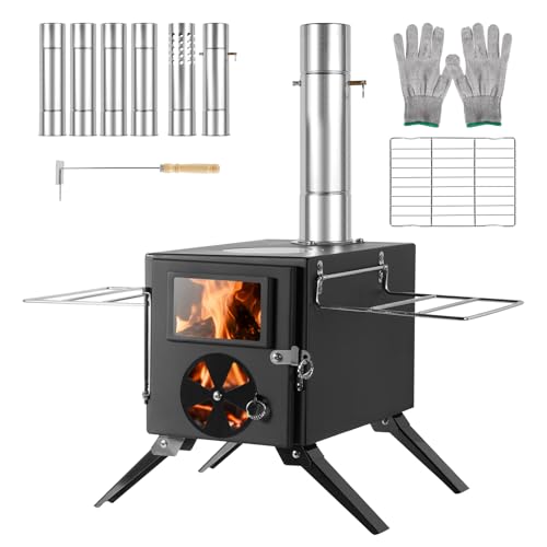 LAMA R&eacute;chaud de camping pour tentes chaudes, po&ecirc;le &agrave; bois...