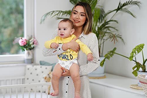 Baebae Goods Adjustable Cloth Diapers For Boys And Girls – 8 Reusable Cloth Diapers For Babies With 8 Cloth Diaper Inserts (Grey Clouds) #TOP4