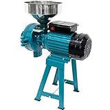 MOONCOOL Electric Grain Mill Wet Dry Mill Grinder 3000W, 110V Commercial Grain Grinder Machine for...