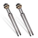 Wllead 2 Pack HE 55220 Titanium Water Heater Element, Screw in 5.5KW 220V Replacement Part. Compatible with Ecosmart ECO POU 6 ECO 8 ECO 11 Smart Electric Tankless Water Heater Heating Element