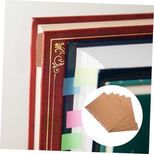 Intercalaires colorés pour carnets et séparateurs amovibles de notes - 4