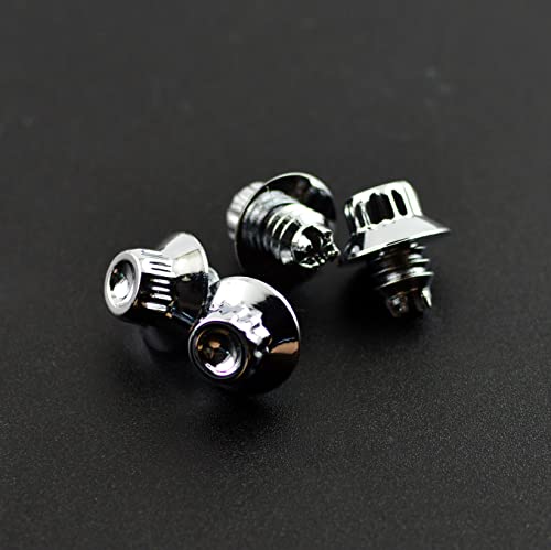 RTRHINOTUNING 100pcs 7mm/0.28in Hole Replacement Wheel Lip Rivets Nuts Wheel Rim Rivets for ABS Plastic Chrome Silver by RTRHINOTUNING - Used condition - Image 8