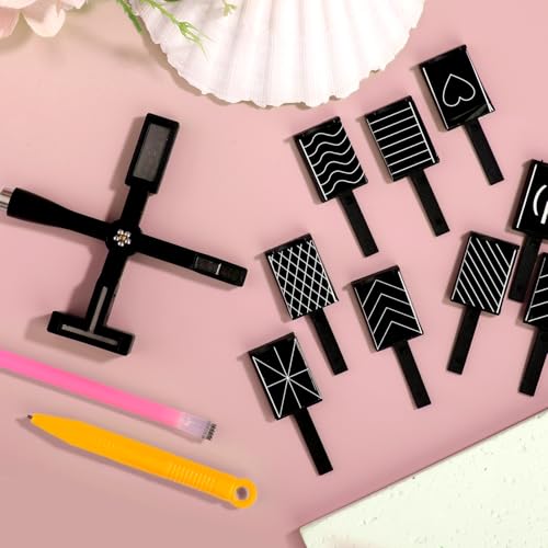 lasuroa Conjunto de 12 peças de ímãs de unhas, ímã de arte de unha para olho de gato, incluindo ferr