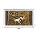 Tropical Elephant Brown European Style Frame Business Card Holder Case Pocket Box Wallet