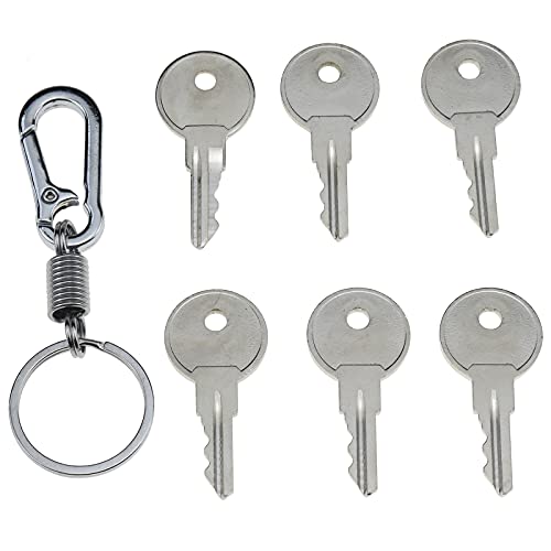 ZTUOAUMA 6X Keys CH751 751 Replacement Keys Universal Fitment for RV Compartments Campers Cabinet Door Hatch Locks Carts T-Handles Pickup Shells Tool Boxes Trash Laundry Chutes Sprinkler Controllers
