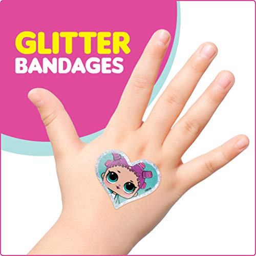 Lol Surprise! Shapes Glitter Kids Bandages, 20 Ct, 3 Pack | Wear Like Stickers, Adhesive Bandages For Minor Cuts, Scrapes, Burns. Great Stocking Stuffer Or White Elephant #TOP1