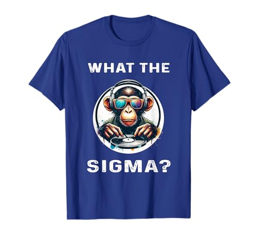 Camiseta What The Sigma Ironic Memes divertidos de Sigma Monkey Camiseta
