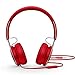 Beats EP Wired On-Ear Headphones - Battery Free for Unlimited Listening, Built in Mic and Controls - Red