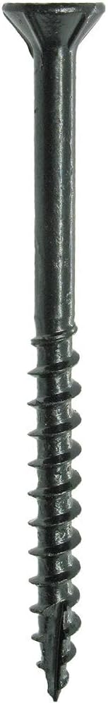 Grip-Rite PrimeGuard Plus Premium Deck Screws for Outdoor Projects - Bugle Head - T-25 Star Drive - Coarse Thread Wood Screws - 9 x 2-1/2" - 1 Lb Box - Black - L212STBL1