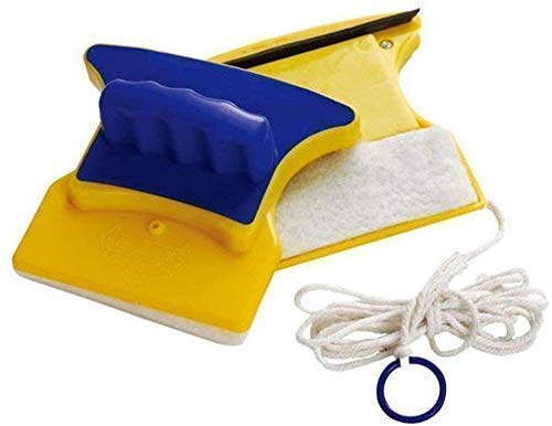 Diazola Magnetic Window Double Side Glass Wiper Cleaner with 2 Extra Cleaning Cotton Squeegee (Multicolour, Standard) (B09CZ3YBJ2) Amazon Price History, Amazon Price Tracker