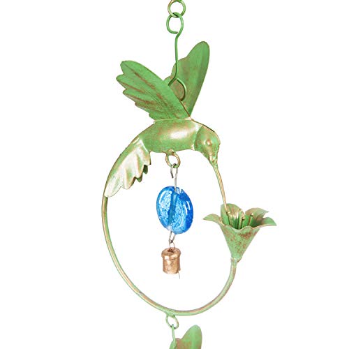 Evergreen Garden Rain Chains (Hummingbird Circles)