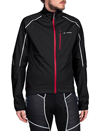 VAUDE Men's Prio Softshell II Jacket, X-Large, Black