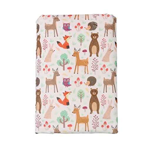 Super Soft Fleece Baby Blanket for Boys and Girls, Super Soft Plush Receiving Blankets with Dots, Throw Blanket for for Car Seat, Cot (Forest, 76X100CM)