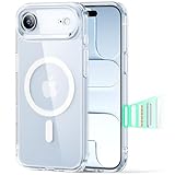 Immagine di ESR Cover per iPhone Air, Custodia per iPhone 17 Air controllo della fotocamera, Compatibile con MagSafe, Protezione antiurto di livello militare, Angoli Air Guard ammortizzanti, Trasparente