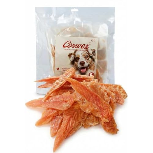 Corwex Hundesnack Hühnerbrustfilet im wiederverschließbaren Beutel (1 kg)