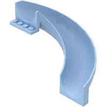 Gobricks GDS-2072 11267 Props 6x12x8 Slide, Bright Light Blue, 5 pcs | Compatible with LEGO bricks. MOC components for major building brands, consistent color matching.