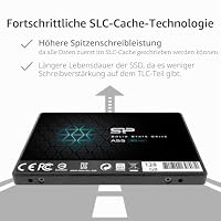 Silicon Power 2-Pack 128GB SSD 3D NAND A55 SLC Cache Performance Boost SATA III 2.5" 7mm (0.28") Internal Solid State Drive – Ansicht 3