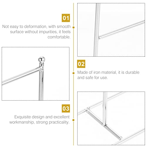 STOBOK Suporte Para Roupas De Boneca De Metal Suporte Para Vestido De Boneca Mini Cabide Para Roupas