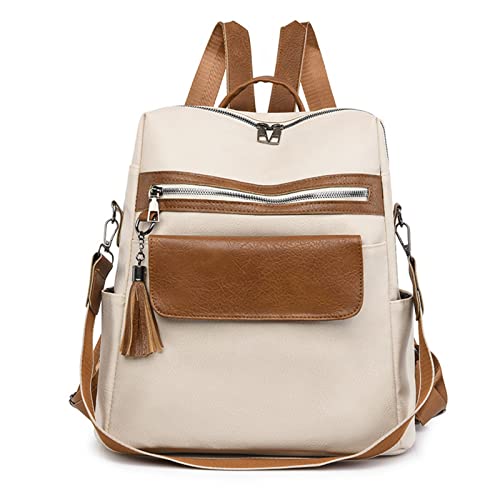 Sac à dos femme contre le mal de dos en cuir souple et bandoulière ergonomique