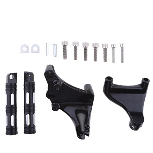 Repose-Pieds Moto Arrière Anti-Vibration pour Harley Sportster XL883 XL1200