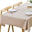 Nappe Plastique PVC Plenmor Carrée 137x137cm Feuilles Vertes - Nappe De Table Imperméable Et Résistante Pour Cuisine Et Salle à Manger