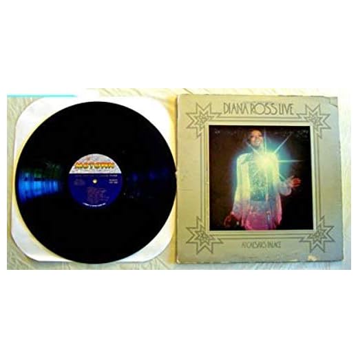 Diana Ross Live At Caesars Palace - Motown Records - 1 Used Vinyl LP Record - Original Release Die Cut Cover With Bonus Color Photos