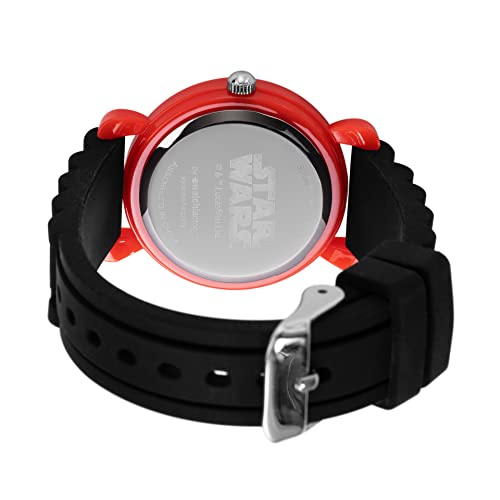 Image of STAR WARS Kids' Plastic Time Teacher Analog Quartz Silicone Strap Watch