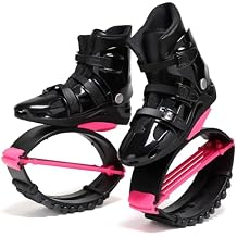 Kangaroo Jump Shoes - High Bounce Moon Shoes for Women and Men, Exercise Fitness Jumping Boots with 4 Tension Springs, Adjustable Fit, Moet Load 286lbs