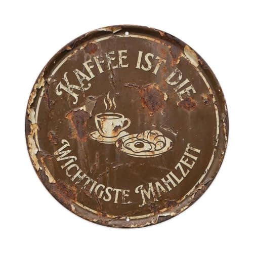 Kaffee Wichtigste Mahlzeit Blechschild