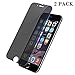 Rheshine iPhone 8 7 6s 6 Privacy Screen Protector iPhone 8 7 6s 6 Anti-Spy Anti-Fingerprint Bubble Free Scratch-Resistant Tempered Glass Screen Protector (2 PACK)