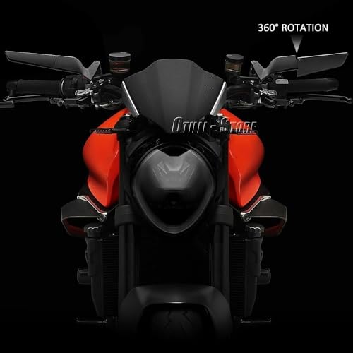 Rétroviseurs moto rotatifs adaptables Streetfighter V4 et Monster 937 rétroviseur - 3