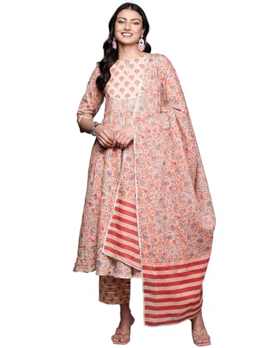 Image of Libas women's Pure Cotton Kurta Sets | daily wear suit