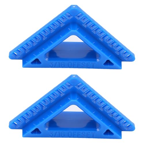 Fafeicy Carpentry Trim Casing Reveal Tool Set for Woodworking Plastic Casing Spacers with 1/8 Inch Reveal Intervals for Door and Window