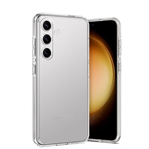 Case for Samsung Galaxy S23 5G 6.1-Inch, Non-Yellowing Shockproof Protective Phone Cover, Anti-Scratch TPU Silicone Case Cover (Clear)