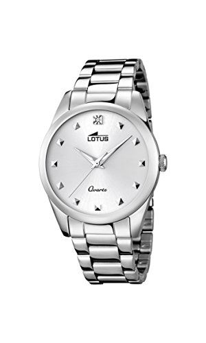 Damen Analog Quarz Uhr mit Edelstahl Armband 18142/1