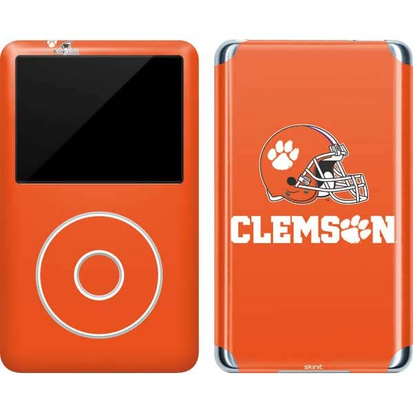 Skinit Decal MP3 Player Skin Compatible with iPod Classic (6th Gen) 80GB - Officially Licensed College Clemson University Football Design