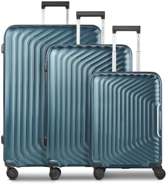 REDOLZ Koffer-Set 3-teilig für Damen und Herren | Reise-Trolleys | 51 x 35 x 77 cm aus hochwertigem, leichtem Polypropylen Material | Erweiterbar & TSA Schloss| Essentials 01 Serie