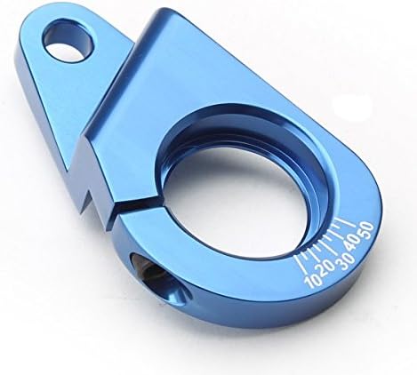 905003BL Blue Aluminum Distributor Clamp. Compatible With Vw Bug Engines