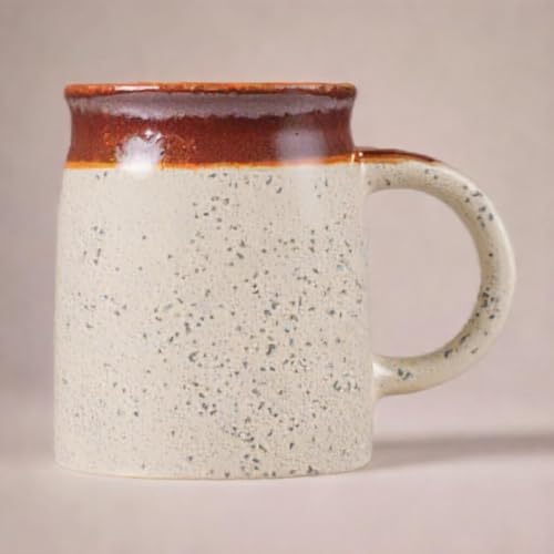 HS HINDUSTANI SAUDAGAR Terracotta Dusk Coffee Mug Set of 2 (390 ML Each) Microwave Safe Coffee Mug Ceramic Milk Mugs Ceramic Tea Mug Set Handmade Cup Best for Gift. - Image 3 thumbnail