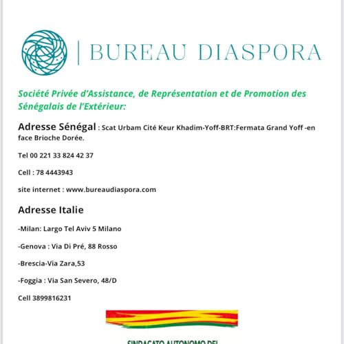 Bureau Diaspora sarl -Assistance