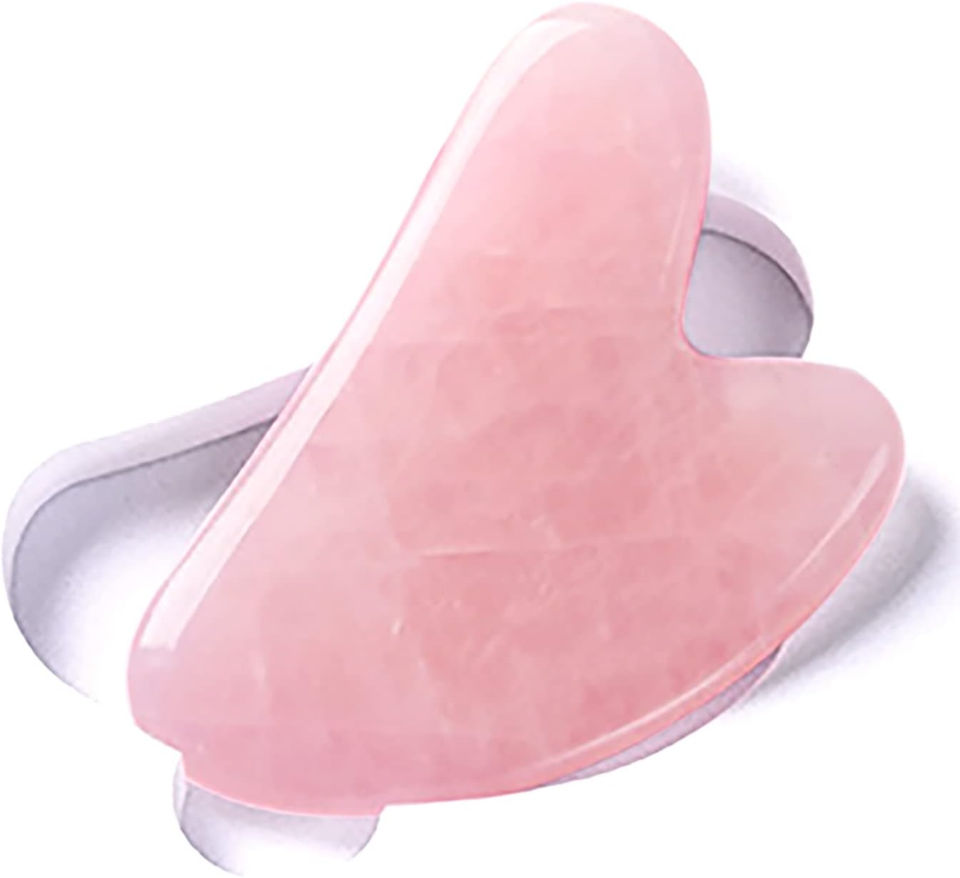 ROSELYNBOUTIQUE Gua Sha Facial Tools - Natural Healing Crystals Facial Massager Tools for Face Back Neck Body(Rose Quartz)