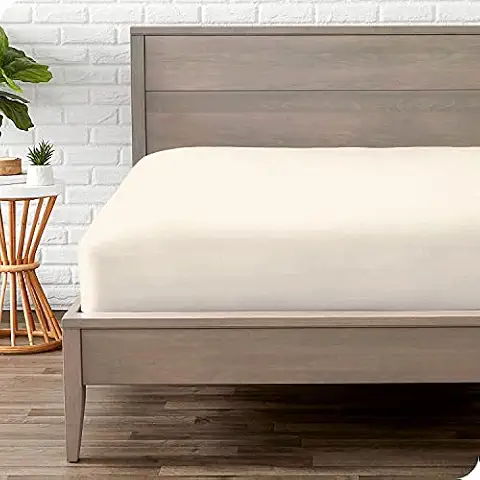 Viste Tu Hogar Sábana Bajera Ajustable 180x200cm Beige Cover
