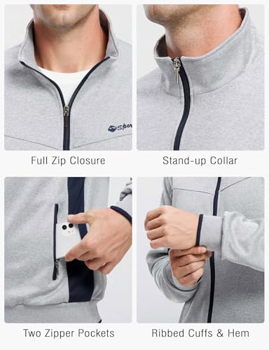 Rdruko Men's Tracksuit Sweatsuits 2 Piece Set Athletic Jogging Gym Activewear Sweat Track Suits Sets4