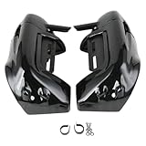 AINNUDSE Glossy Black Lower Vented Leg Fairing Fits Harley Davidson Street -(ABS Plastic)