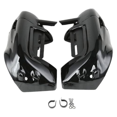 AINNUDSE Glossy Black Lower Vented Leg Fairing Fits Harley Davidson Street -(ABS Plastic)
