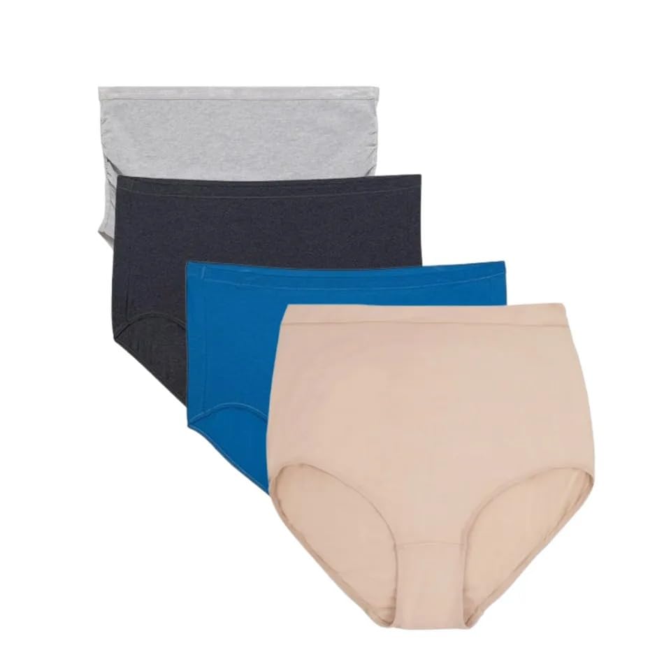 TUMMY Maternity Bamboo Cotton High Waist Seamless Panty for Pregnant Women | Soft Stretchable Postpartum Recovery Underwea...