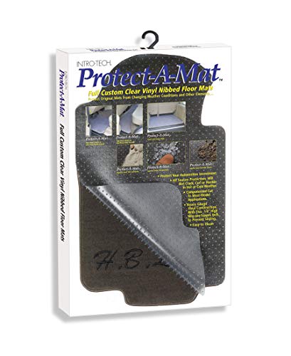 Intro-Tech Protect-A-Mat Front And Second Row Custom Floor Mats For Select Lexus Es 350 Models - Vinyl (Clear) #TOP4