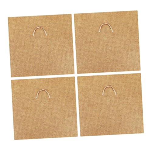MYCENSE Worms Blanket Worms Bin Blanket Keep Dark Animal Pet Pad Jute Fiber Mat Garden Decoration, 4pcs