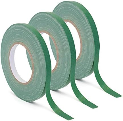 Royal Imports Floral Tape Green, Flower Wrap Adhesive Waterproof Tape for Bouquets 0.5" (60 Yd/180 Ft) - 3 Rolls